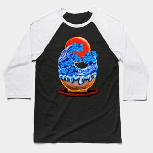 Great Wave Bowl Baseball T-Shirt